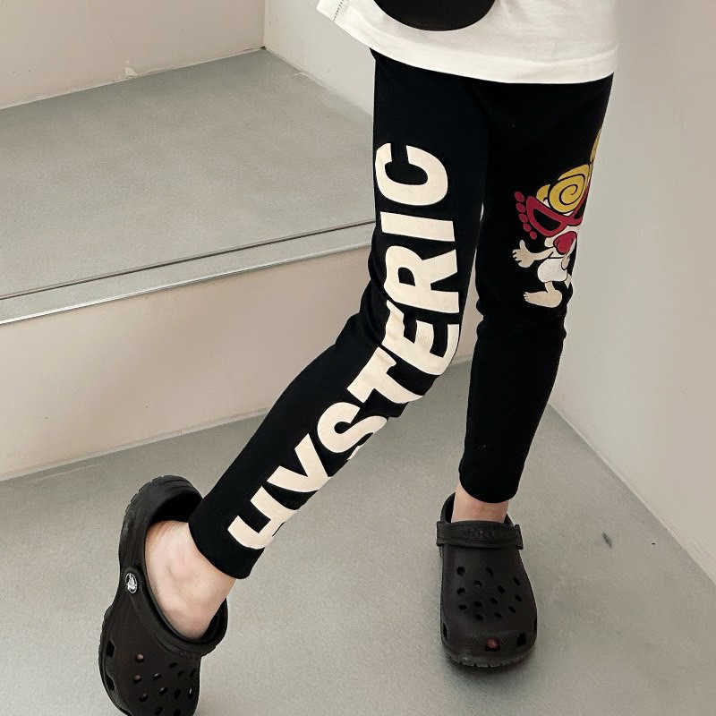 standing Dollcotton Versatile Leggings Childrens Slim Fit Pants 2025 Spring and Autumn New Products 2008 Y250430T0JI