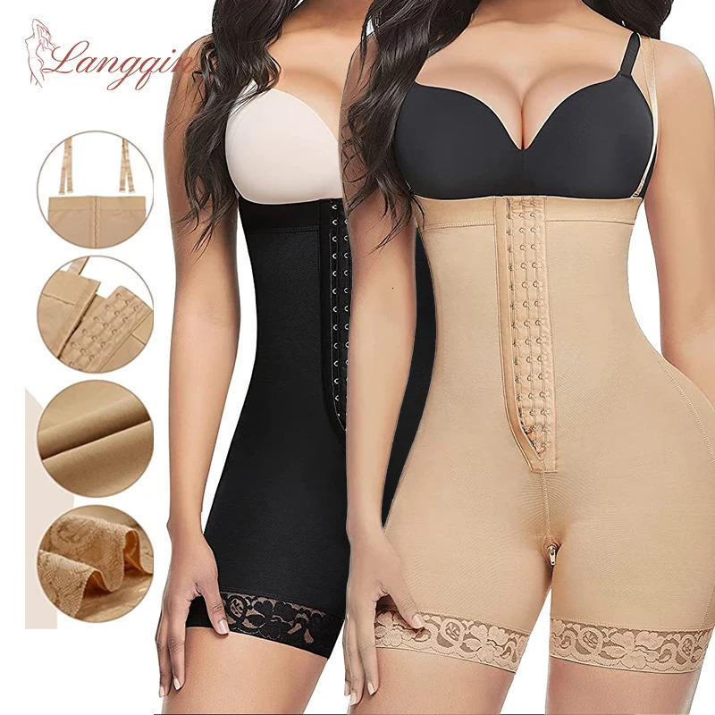 ly arrived high compression Fajas abdominal board postoperative strapless shape corrector for control of waist 250430