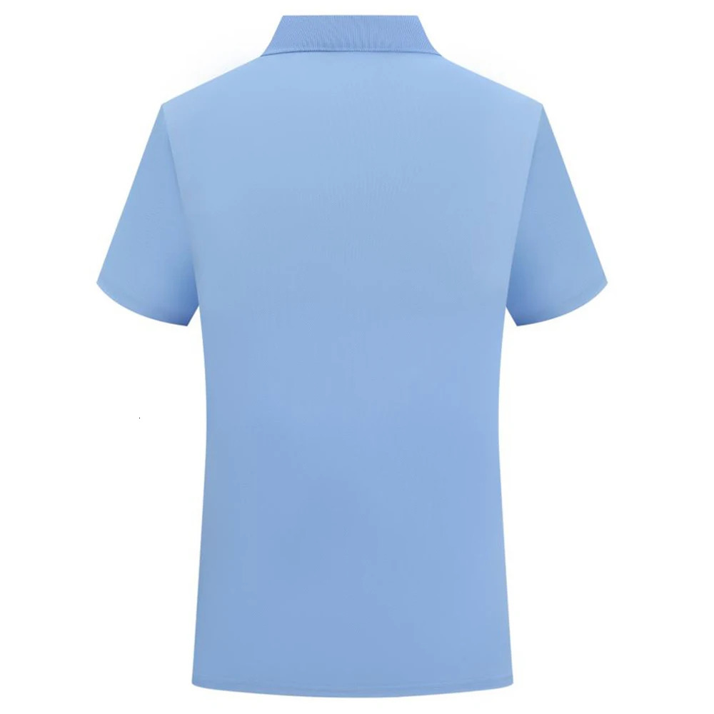 Sublimation Blank Polo Shirt Mens Summer Short sleeved Collar T-shirt Wholesale Mens Camisas Para Hombres Casual Polo T-shirt 250428