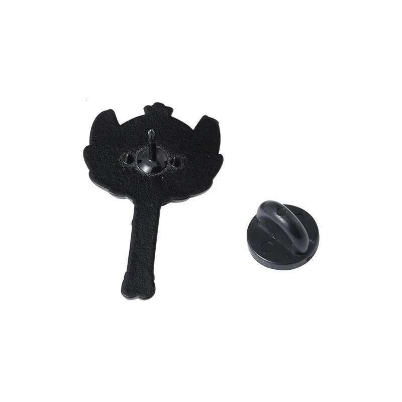 Classic Cute Princess Magic Wand Enamel Horn Anime Badge Girl Brooch Cartoon Lapel Pin Gift Jewelry For Friend Wholesale