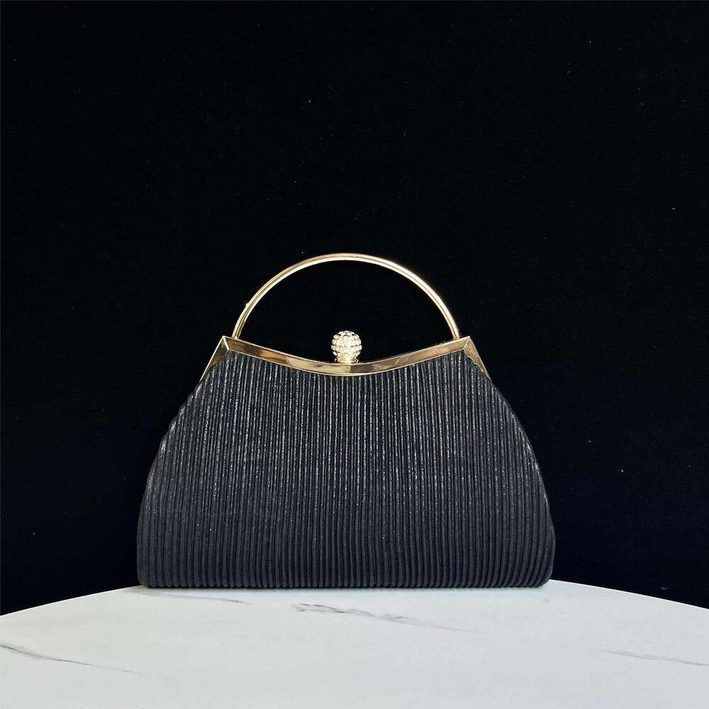 Dinner Bag Fashionable New Handmade Rhinestone Women S Dinner Small Dress Bag Hand Held One Shoulder Crossbody Banquet Bag KQ
