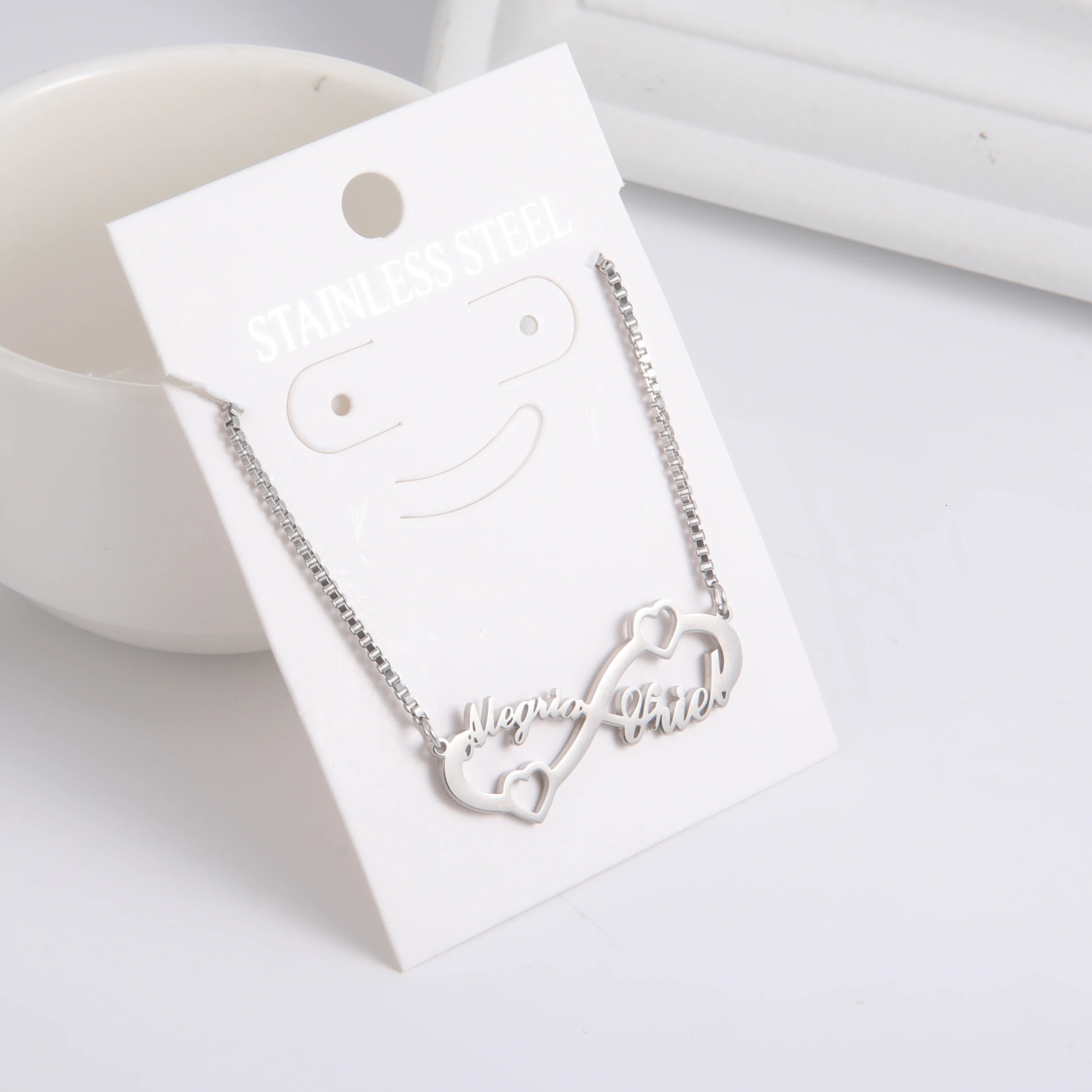 Sipuris Infinity Custom Name Bracelet Stainless Steel Adjustable Box Chain Personalized Bracelet For Women Fashion Jewelry Gifts 250430