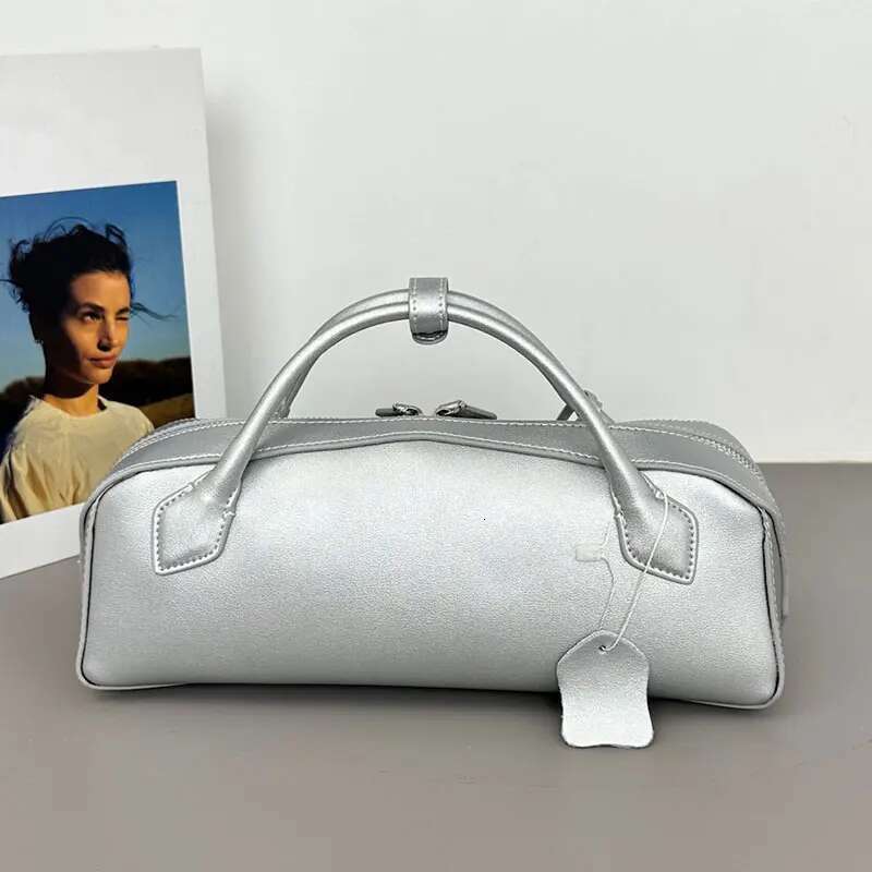 Vintage Tote 2025 New Short Handle Boston Handbag Casual Versatile Fashion Large Capacity Bowling Bag Handheld Ladies