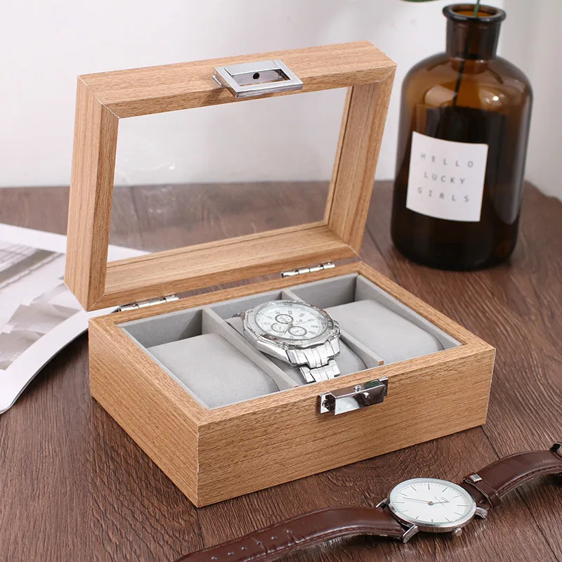 WellZone Eco friendly Bamboo Watch Box Fashion Chinese Watch Storage Box 250430
