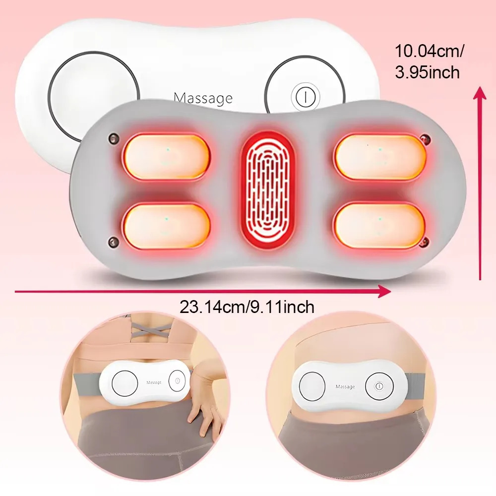 Back or Belly Heating Pad Electric Waist Belt Device Portable Cordless Fast Heating Pad Abdominal Belly Massage for Women Girl 250424