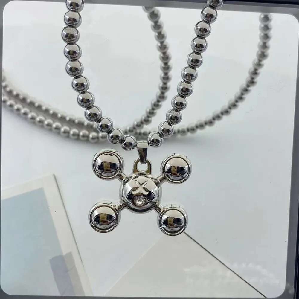 Quad Ball Pendant Hip Hop Style Stainless Steel Jewelry Men's And Women's Fashion Personality Necklace Collection Wholesale