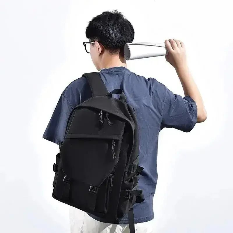 Mens backpack high-quality laptop backpack high-capacity waterproof travel bag fashionable mens school backpack 250427
