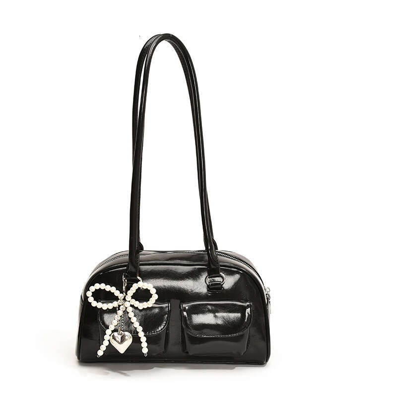 Bright underarm stick for women in the spring summer of 2025, Korean version, versatile shoulder bag, niche, high-end, sensory, and inclined cross bag