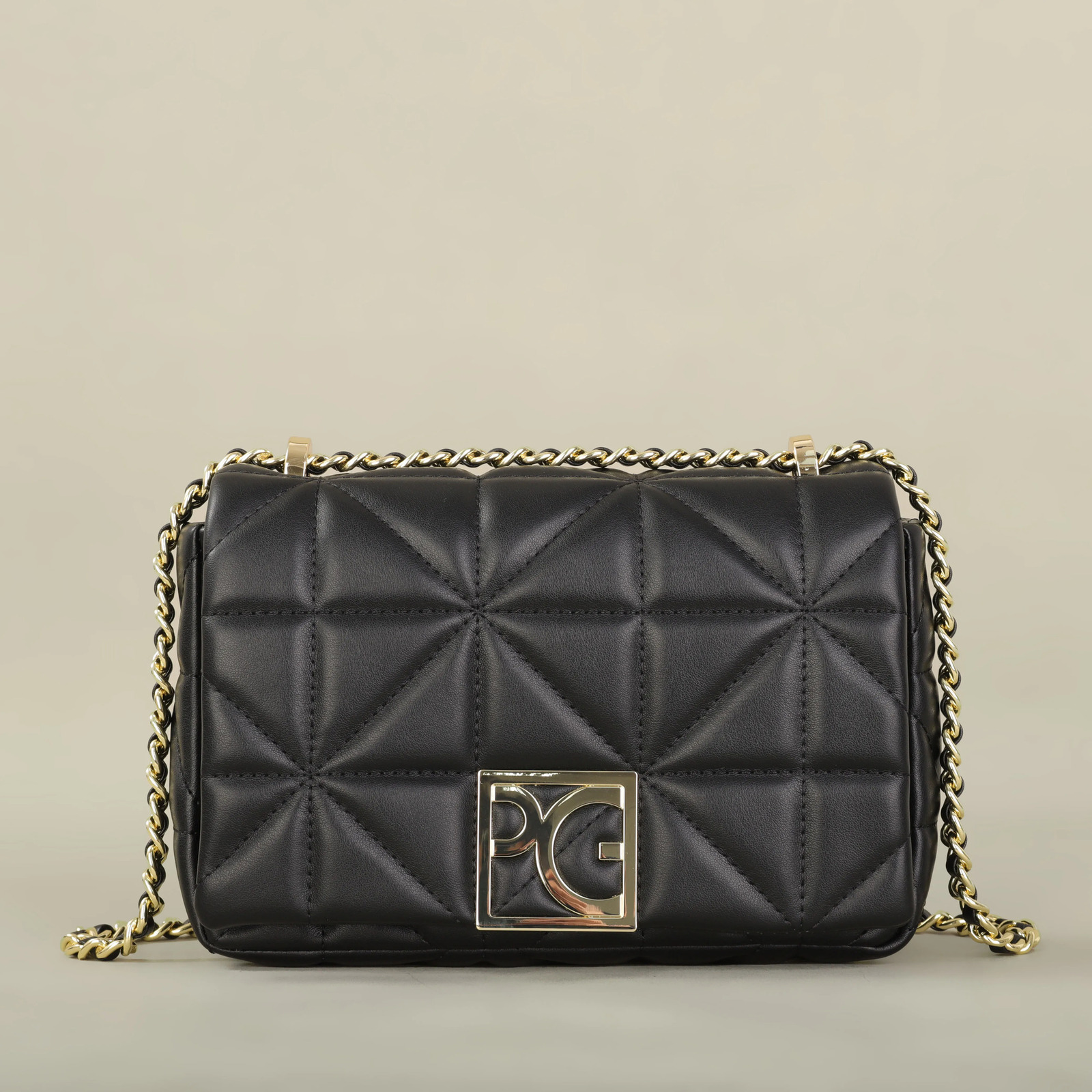 PG Fashion Classic Retro Womens n Shoulder Bag Letter PU Material Party Multi functional Cross body 250428