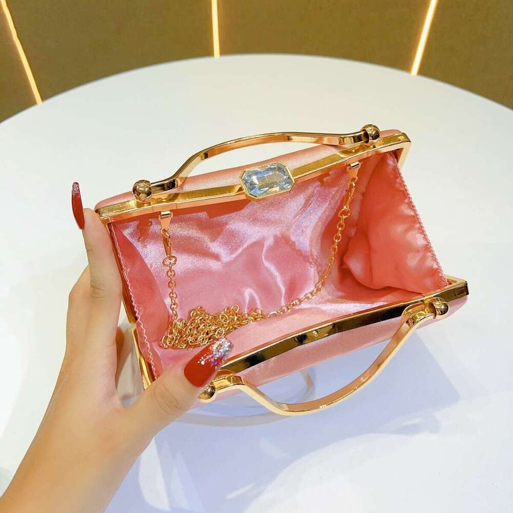 Dinner Bag New Fashionable Exquisite Small Bag Handbag Single Shoulder Diagonal Cross Banquet Bag KQ