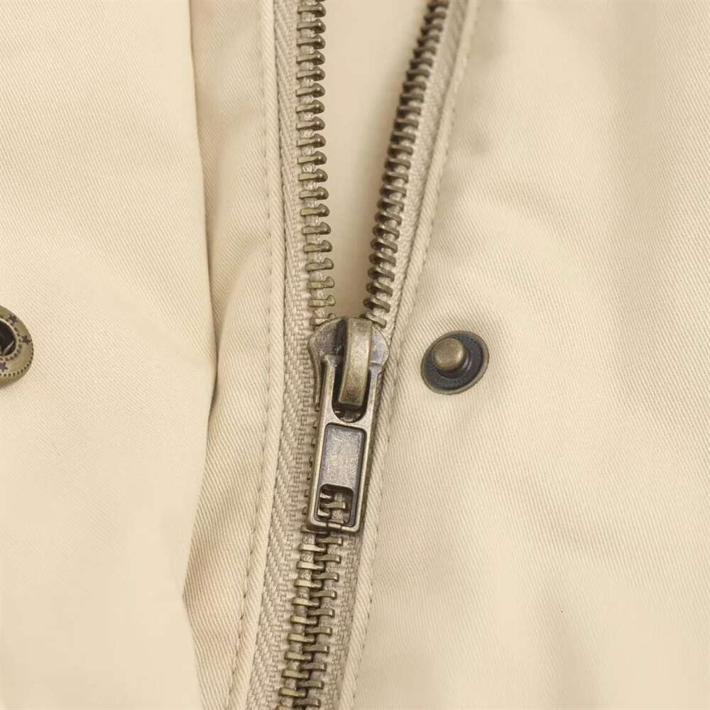 TRAF Autumn New Product Women's Fashion Pocket Decoration Zipper Long Sleeve Casual Loose Jacket Top Coat