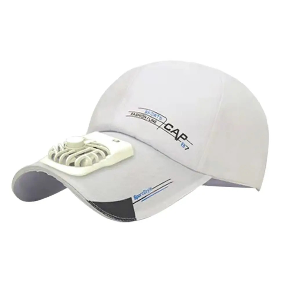 Womens Summer USB Charging Cooling Fan Baseball Hat Outdoor Golf Sunshade Hat 2-Speed Adjustable Foot Hat Hiking Beach Sun Hat 250430