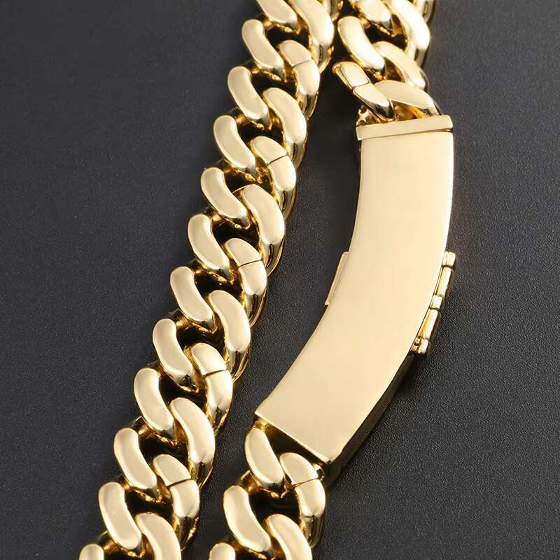 Factory Directly Jewelry Iced Men Fashion 10mm CZ Cuban Chain Hip Hop Jewelry Bling Necklace Hiphop Cuban Link Chain
