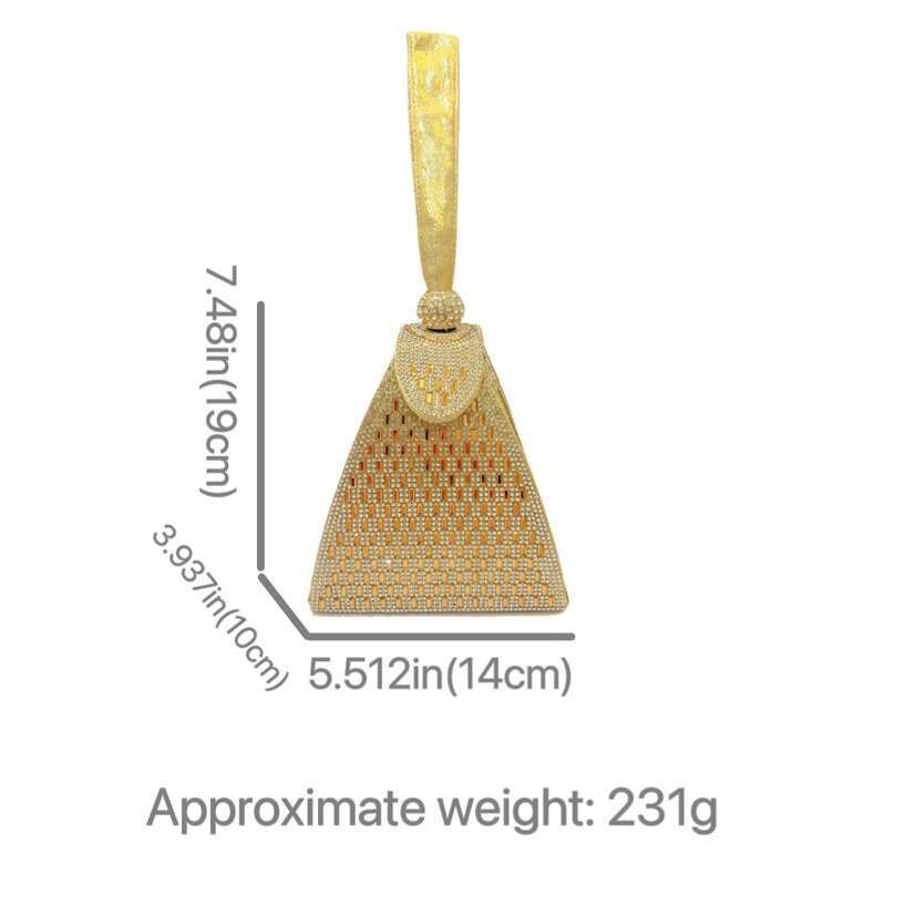 Dinner Bag New Water Handbag With Diamond Inlaid Wedding Birthday Dress Bag Evening Banquet Bag KQ
