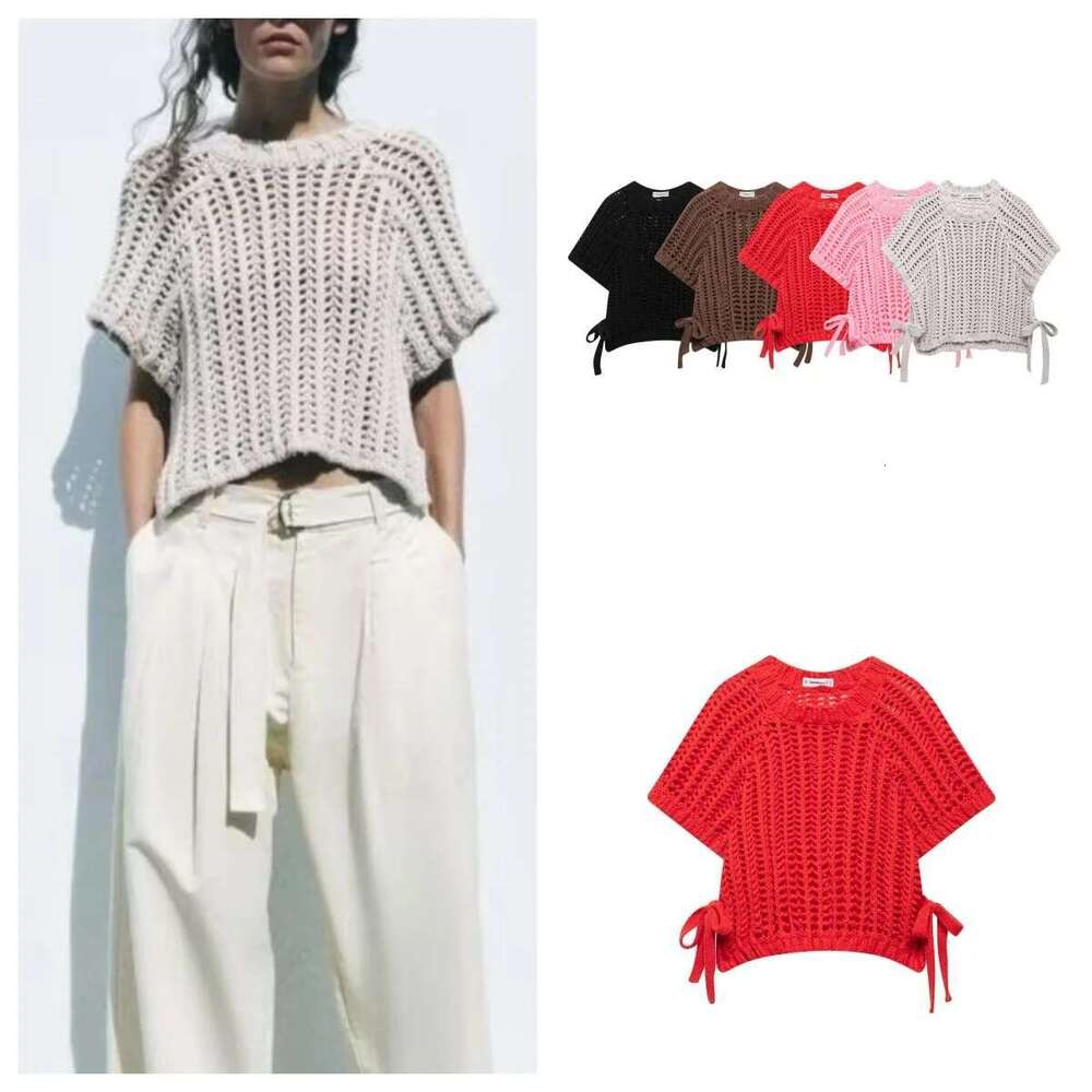 European And American Style 2025 New Niche Design Round Neck Sleeveless Pullover Knitted Vest