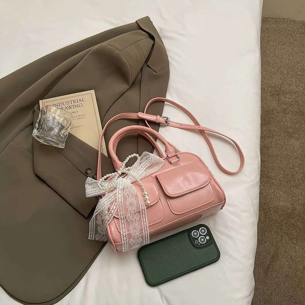 Ladies Crossbody Bag Fashion Everything Popular Casual Sweet Lace Ballet Style Design Sense Of Spring And Summer New Shoulder Ba