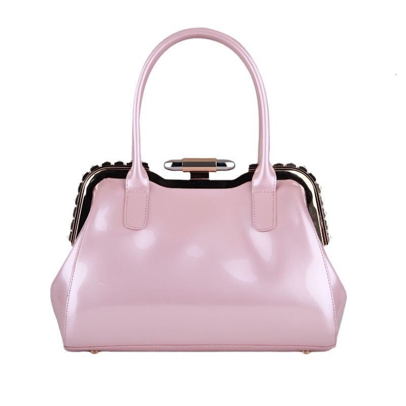 Banquet 2025 New Lacquer Leather Women's Handheld Bags and Luggage