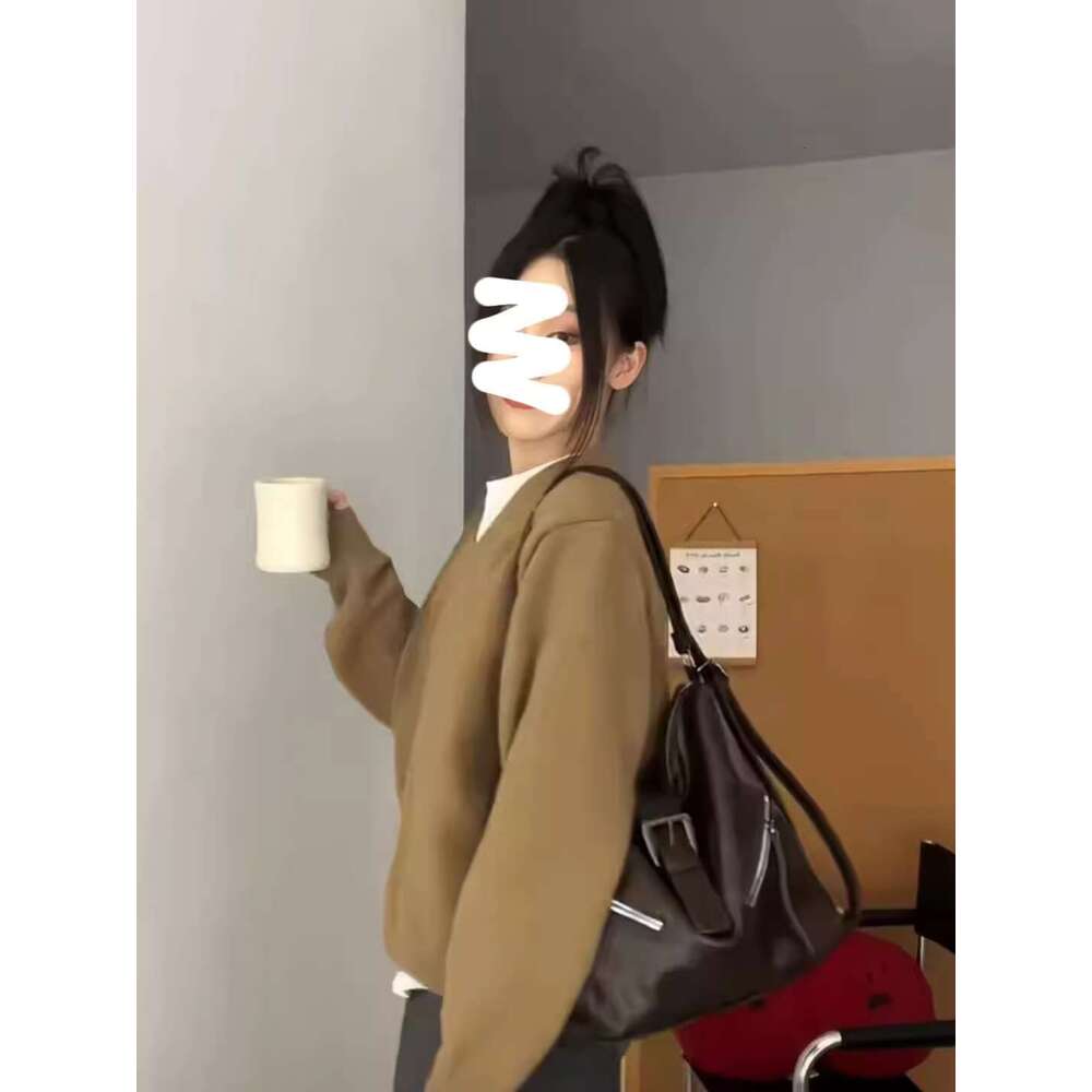 Autumn and winter wasteland style fashionable large capacity for female niche versatile single shoulder crossbody backpack tote bag trend