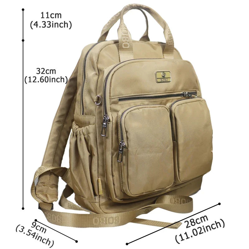Womens travel backpack high-capacity school backpack lightweight waterproof laptop bag multiple pockets mens cabin backpack 250427