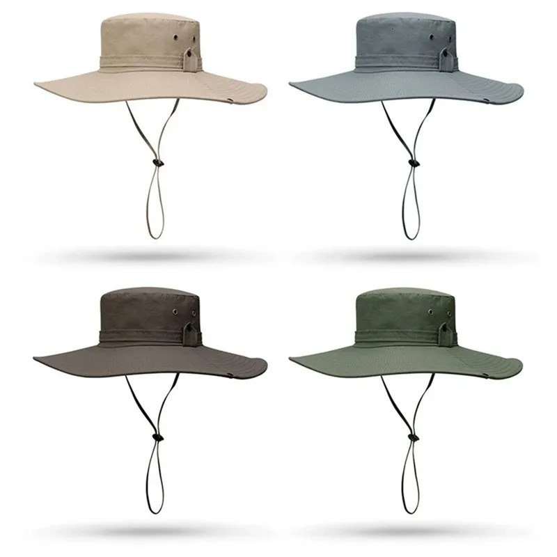 Outdoor Mountaineering Visor Western Cowboy Hat Female Can Receive Japanese Fisherman Hat Male Summer Hiking Tour 250430
