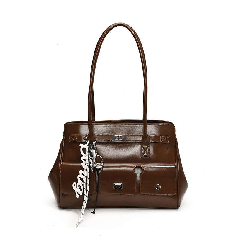 Commuter Large Capacity Handbag For Women 2025 New Versatile Shoulder Trendy Fashion Temperament Niche Armpit Bag