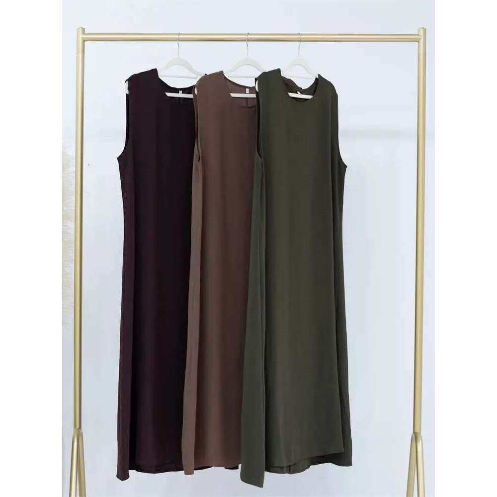 Ramadan Sleeveless Abaya Turkey Islam Arabic Muslim Long Dress African Dresses For Women Clothing Robe Musulmane Femme Vestidos