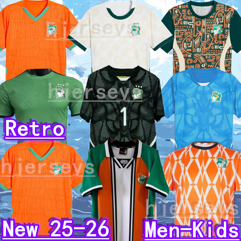 24 25 Ivory CoastS Soccer Jerseys national football team KESSIE ZAHA Uniforms Cote d Ivoire Football Shirt CORNET 2024 player version Men Kids Kits Socks Full Sets 4XL