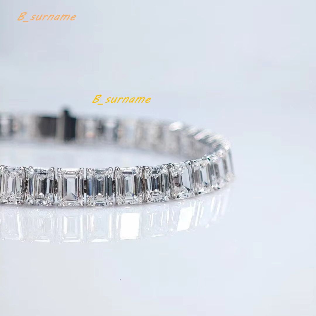 Lab Grown Diamond Bracelet Hpht Diamond Jewelry for Woman Synthetic Diamonds 18K Gold Tennis Bracelet