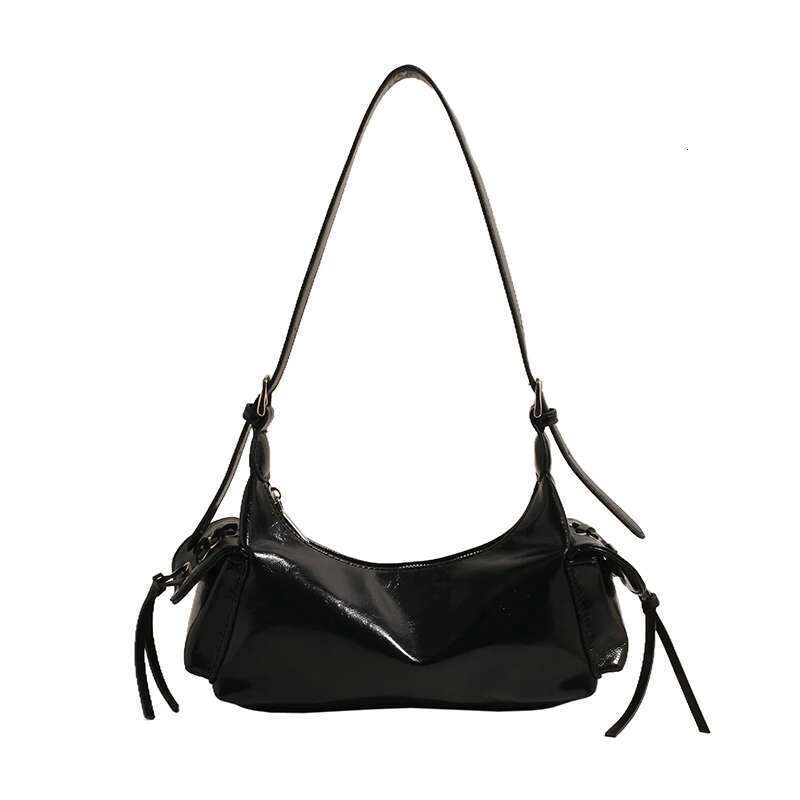 Punk Style Shoulder Y K Hobo Handbags Adjustable Strap Clutch Purse PU Leather Underarm Bag For Women Bag