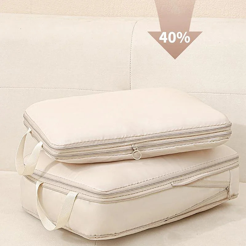 4-piece/set travel compression bag luggage organizer travel bag packaging cube 250430