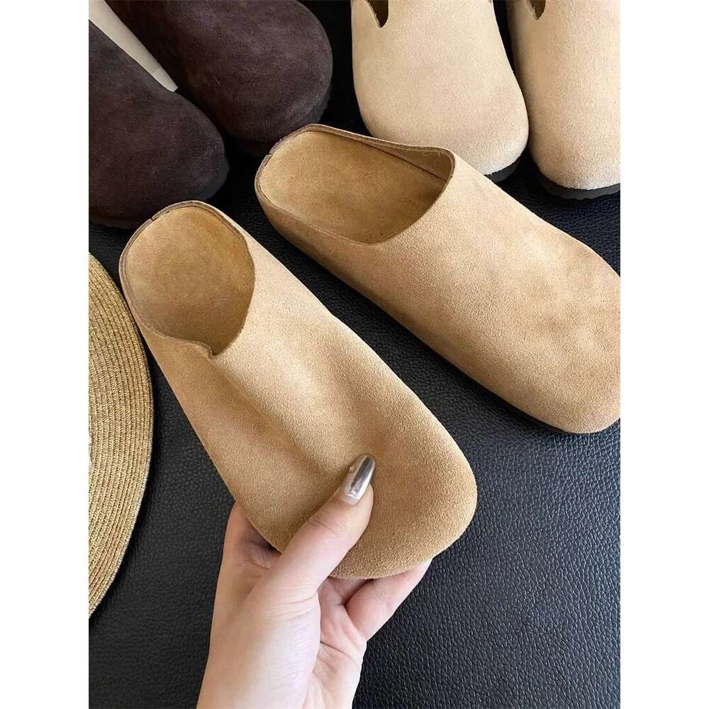 Spring Autumn Summer New Fashion Women's Retro Outdoor Slippers Simple Casual Flat Shoes Comfortable Designer Sandals