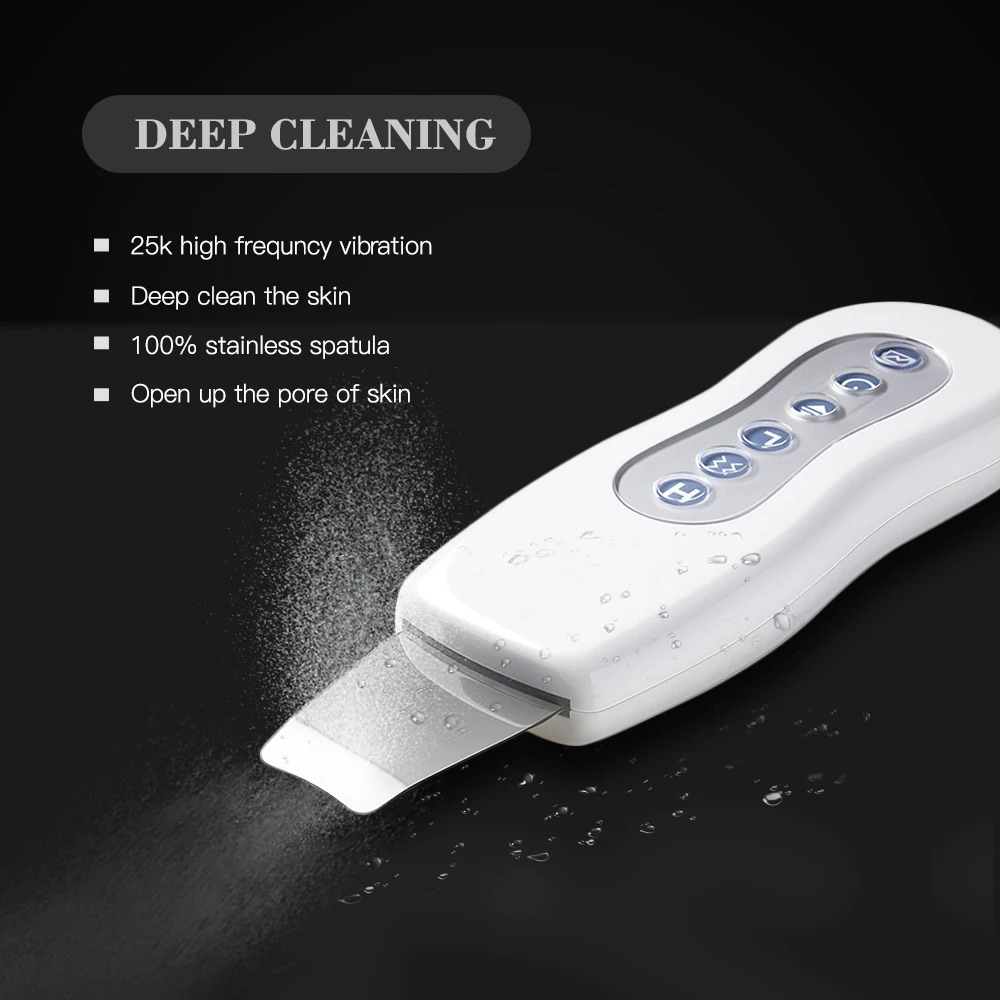 Skin Scrubber Face Spatula Skin Spatula Pore Cleaner Blackhead Remover Tools for Deep Cleansing Home Use 250422