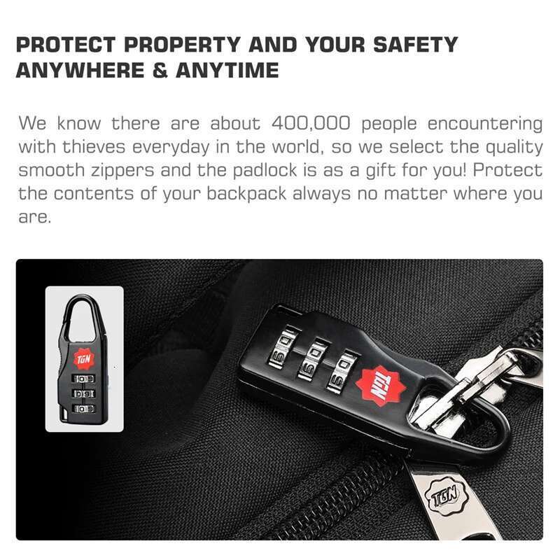 Lifetime Warranty Large Capacity 15.6Inch Laptop Anti Theft Backpack College Schoolbag Travel Bag For Men