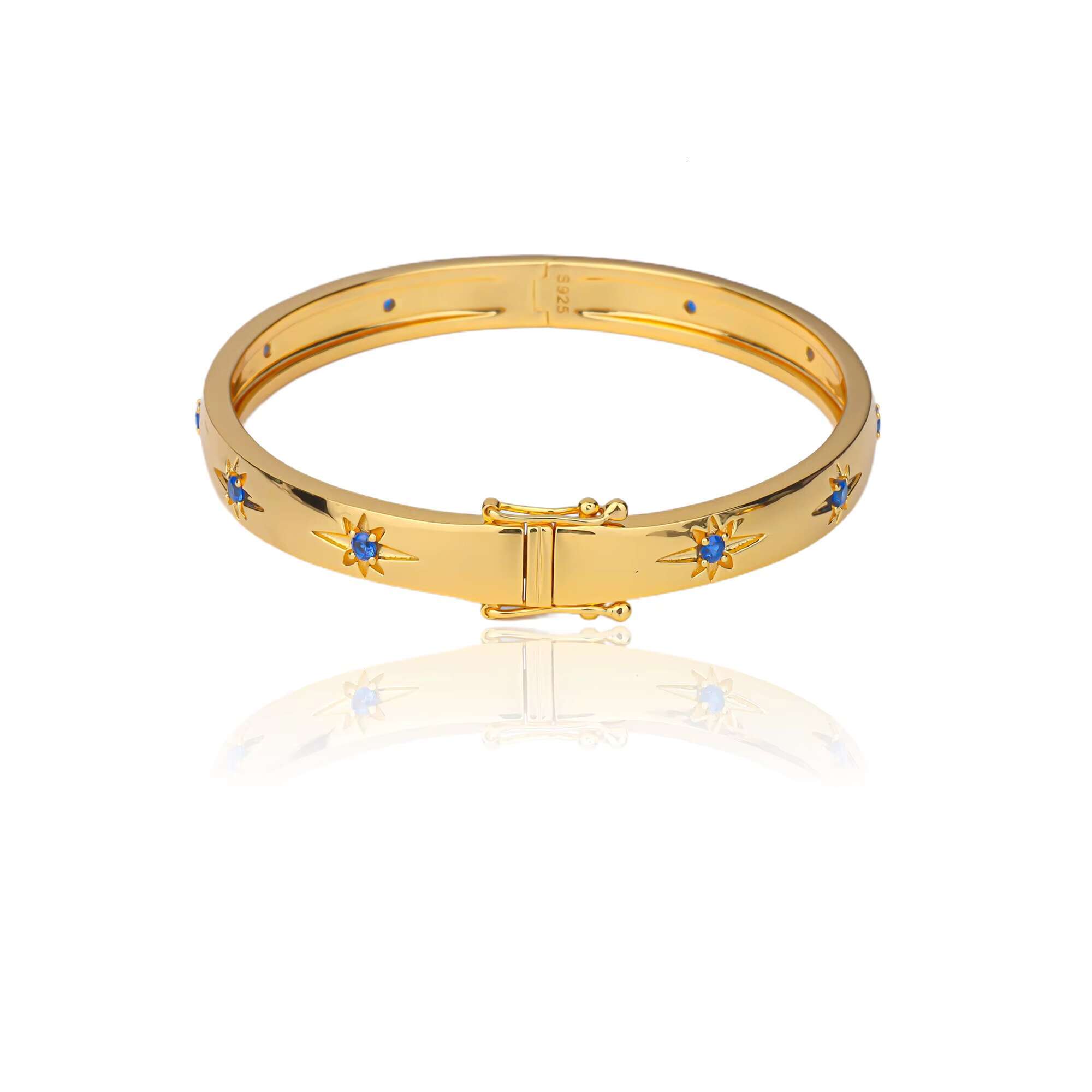 DEYIN Light Luxury 925Sterling Silver 18k Gold Plated Brand Love Screwdriver Screw Bangle Bracelet for Men and Women