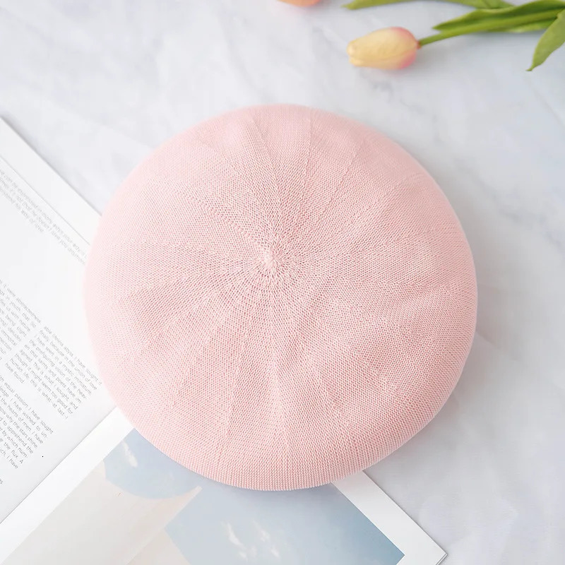 Summer Solid Color Japanese Style Beret Womens Hat Bullfighter Spring Hat Womens High Quality Girl Gift Boina Wholesale 250430