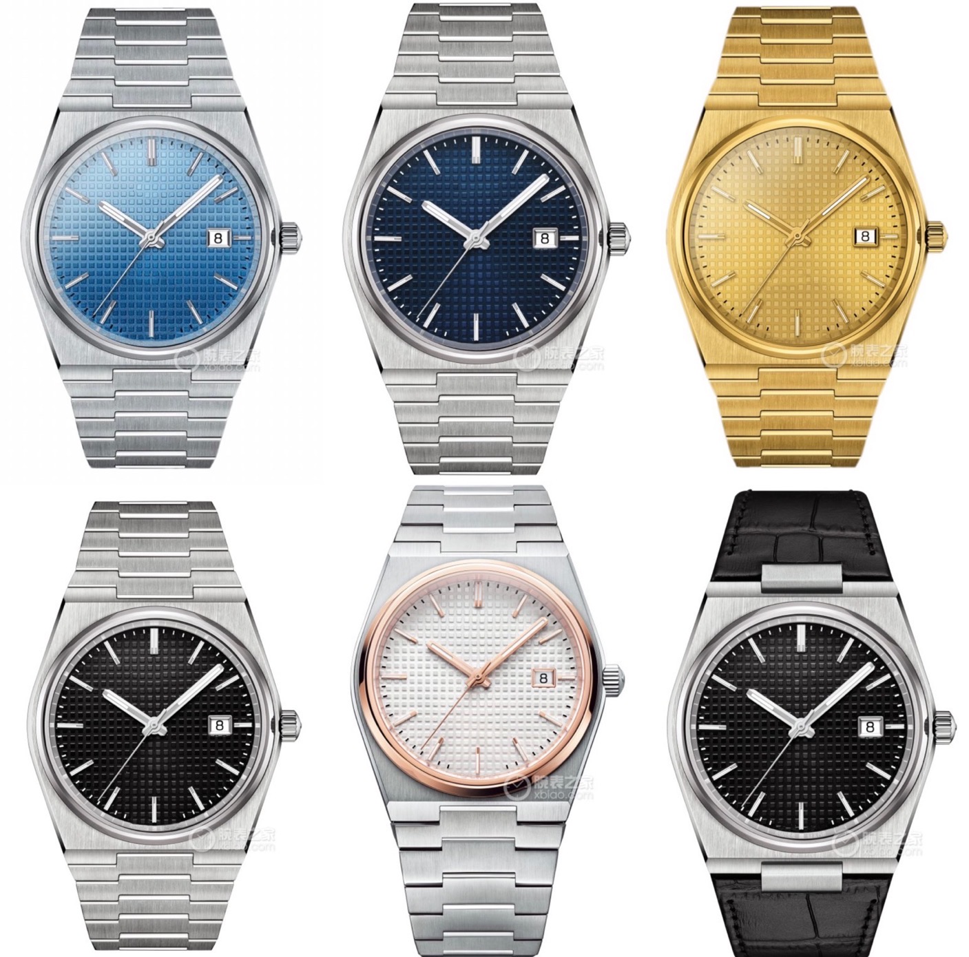 New Gradient color luxury mens Automatic mechanical Watch designer watches Wristwatches Strap Quartz Movement Glass Steel Men's 40mm Watch