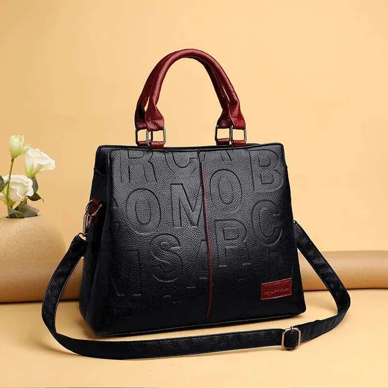 PU Leather Casual Shoulder Crossbody Bags For Women Ladies Designer Large Capacity Travel Handbag