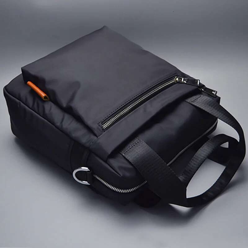 New Men's Shoulder Bags Waterproof Wear-Resistant Multi-Function Large-Capacity Vertical Simple Business Outdoor Casual Handba
