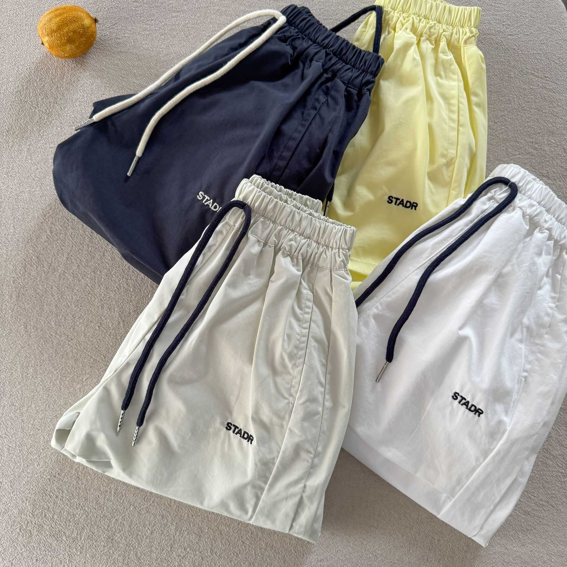2025 Summer New Boys and Girls Four Color Embroidered Parachute Pants Personalized Baby Casual Pants Trendy Y250430HBUI