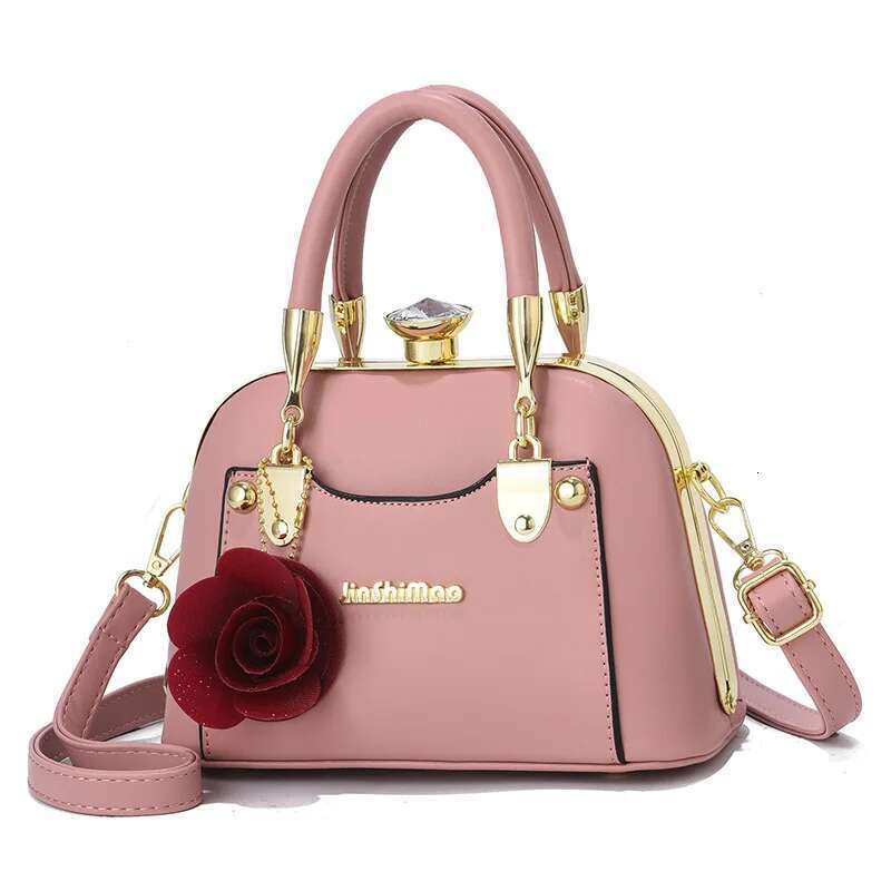 Spring and summer new patent leather sequins flower handbag shell banquet dress daily one-shoulder cross-body women's bag