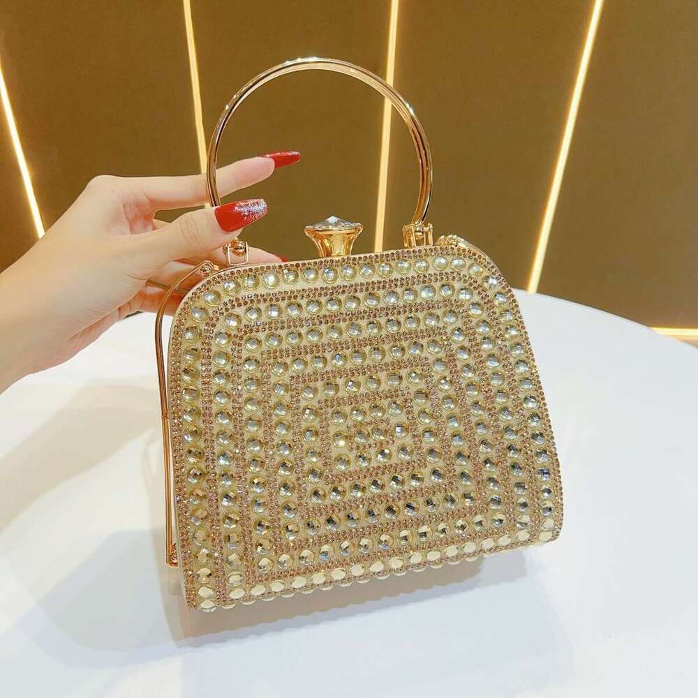 Dinner Bag New Socialite Rhinestone For Women S Evening Dress With Diamond Inlaid Cheongsam Bag Crossbody Handheld Banquet Bag KQ