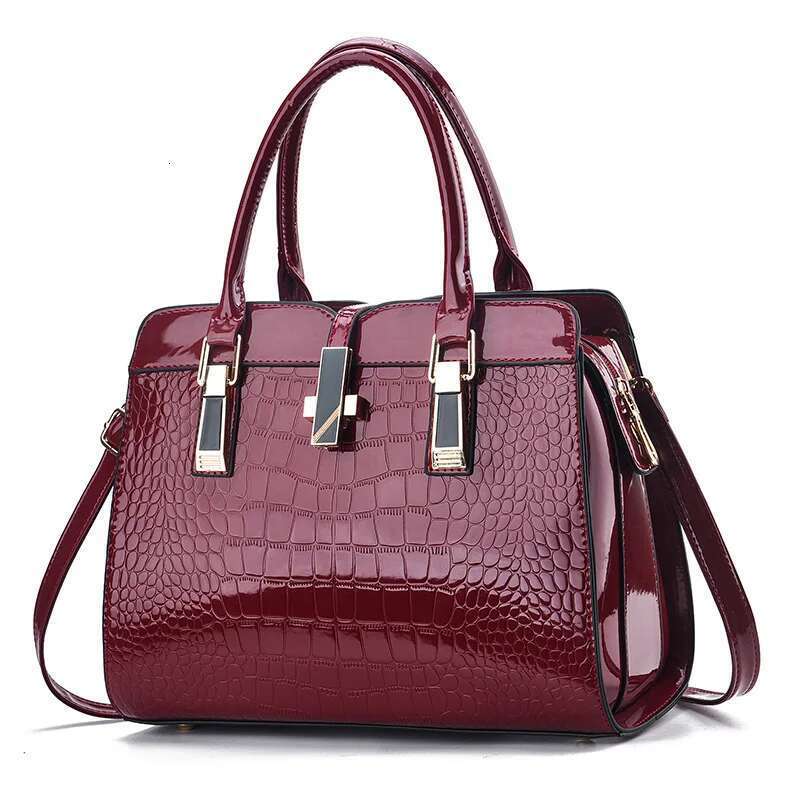 designer bag Fashion Capacity Women Tote Patent Leather Top Handle Purse Casual Large Shoulder Bag Ladies Handbags