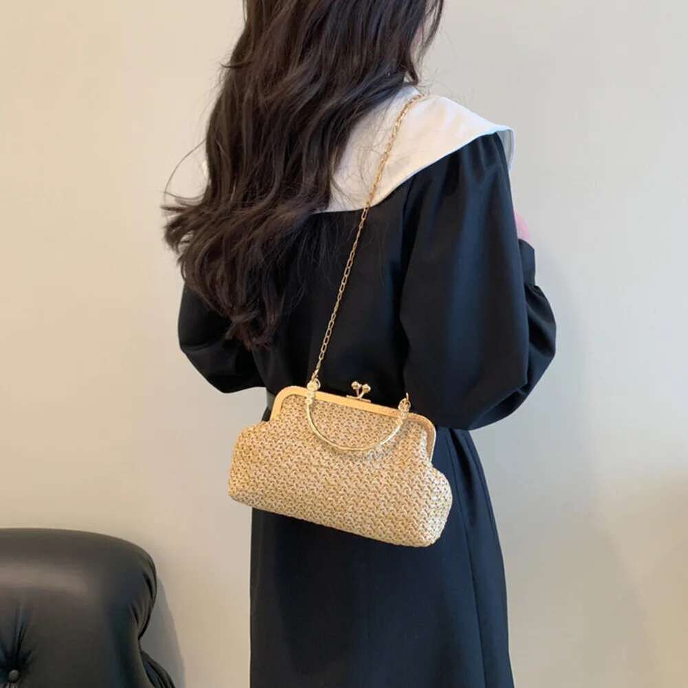 Women S Evening Handbag Clutch Shining Rhinestones Bucket For Party Wedding Date Night Chain Shoulder Bag Bag