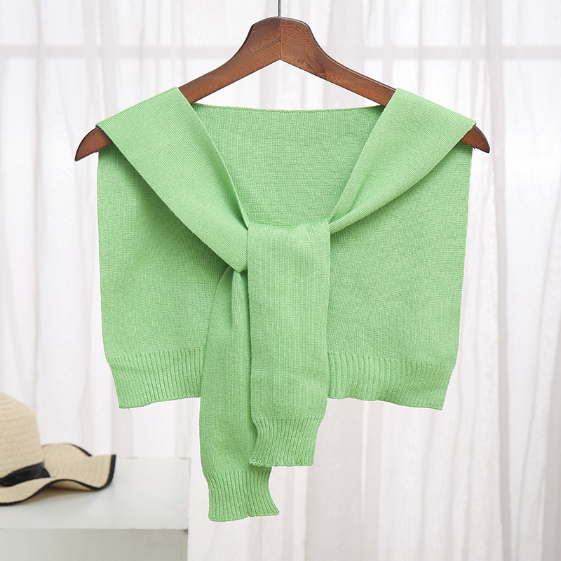 K585 Korean air-conditioned room scarf for women in autumn and winter, small cape for neck protection and neck shawl