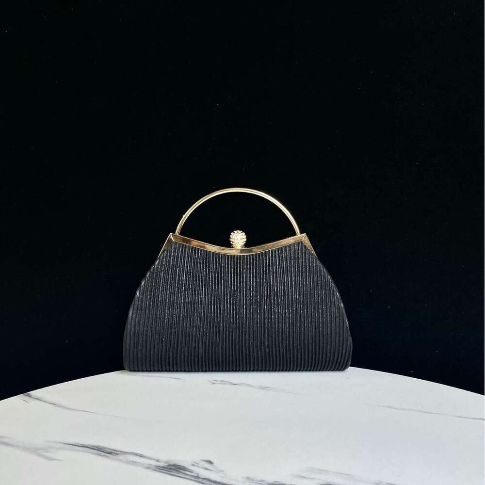 Dinner Bag Fashionable New Handmade Rhinestone Women S Dinner Small Dress Bag Hand Held One Shoulder Crossbody Banquet Bag KQ