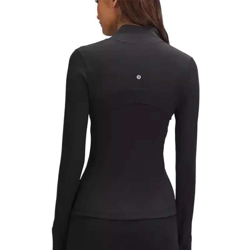 Hot Tops Yoga Wear With Zip Slim Long Sleeve Sports Casual Fiess Women's Jacket