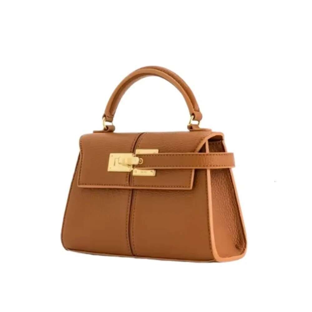 JW PEI Women's Elise Top Handle Bag, Vintage Leather Crossbody Bags Small Flap Shoulder Underarm Bag Armpit Handbags Purses