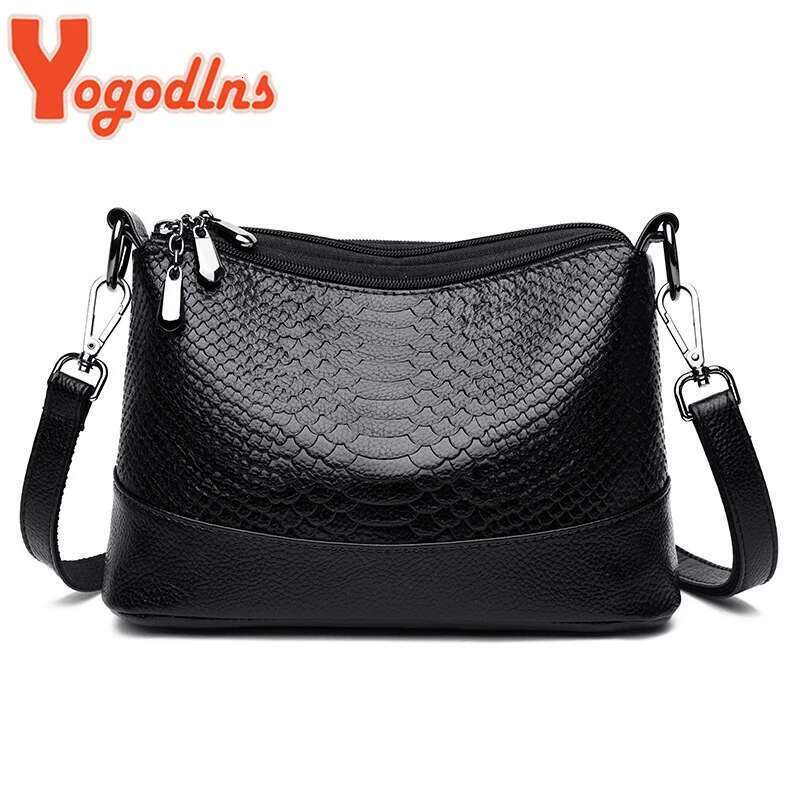 Vintage Crocodile Patte Crossbody For Women PU Leather Shoulder Phone Messenger Bag Mommy Handbag Bolsa