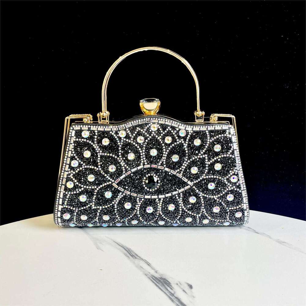 Dinner Bag New Exquisite Diamond Inlay Women S Bag With Cheongsam Socialite Banquet Handbag Rhinestone KQ