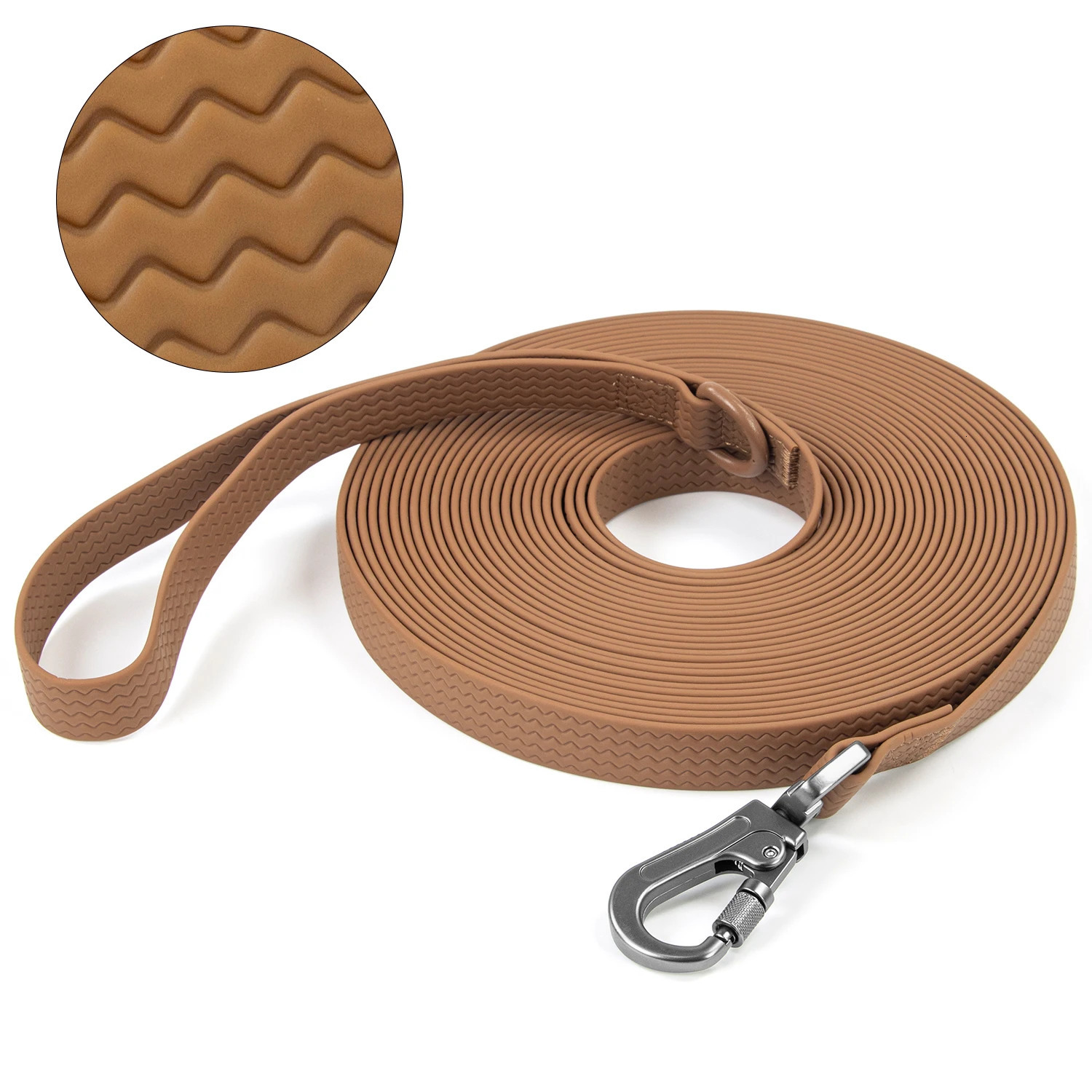1.8M 5M 10M PVC dog collars large dog collars waterproof easy to clean and well functioning dog collar training 250427
